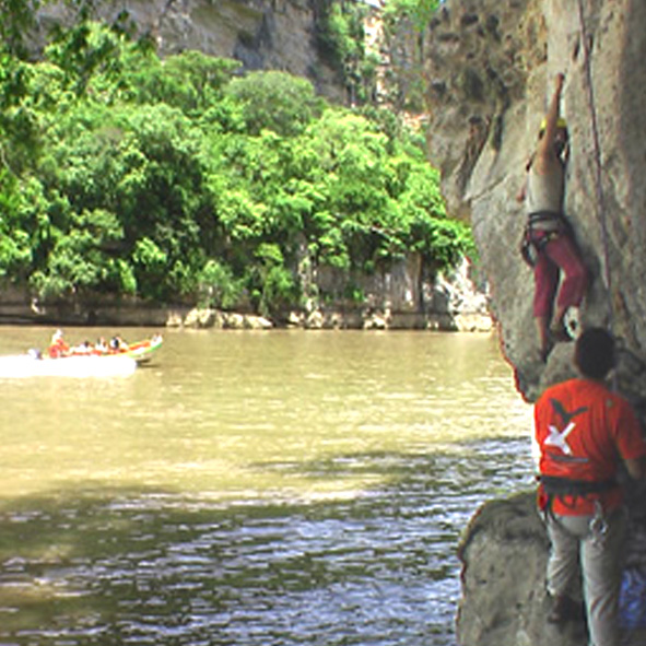 Escalada en roca en Chiapas